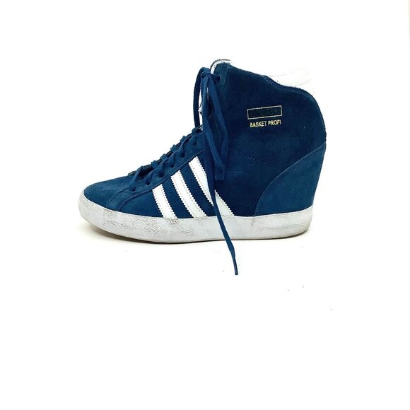 Adidas Blue Suede Shoes - Picture 1 of 8